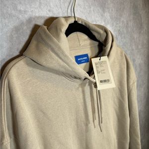Jack & Jones Hoodie Crème, Large